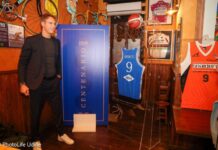 L’orgoglio di Fip Fvg per la consegna della maglia celebrativa del Centenario a Michele Antonutti