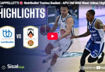 Gli highlights di Nutribullet Treviso Basket – APU Old Wild West Udine