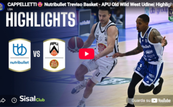 Gli highlights di Nutribullet Treviso Basket – APU Old Wild West Udine